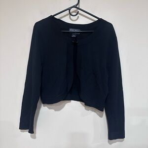 Jessica Howard Classic Black Cardigan. Size XL.
